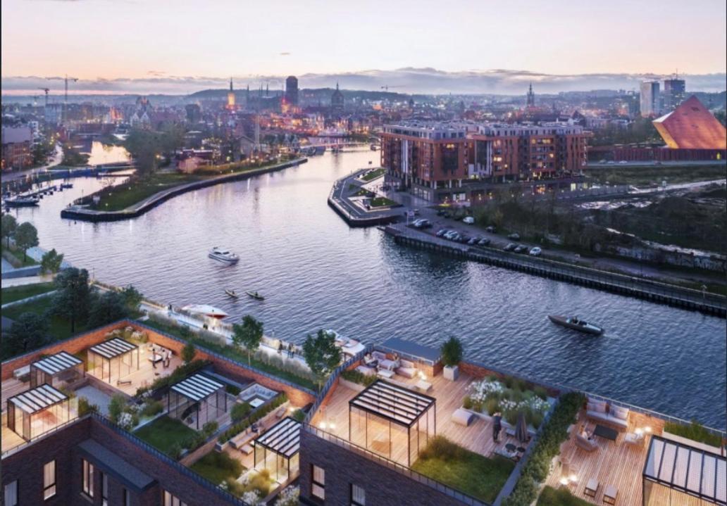 Apartament Gdansk Premium Lux Nadmotlawie Eksteriør bilde