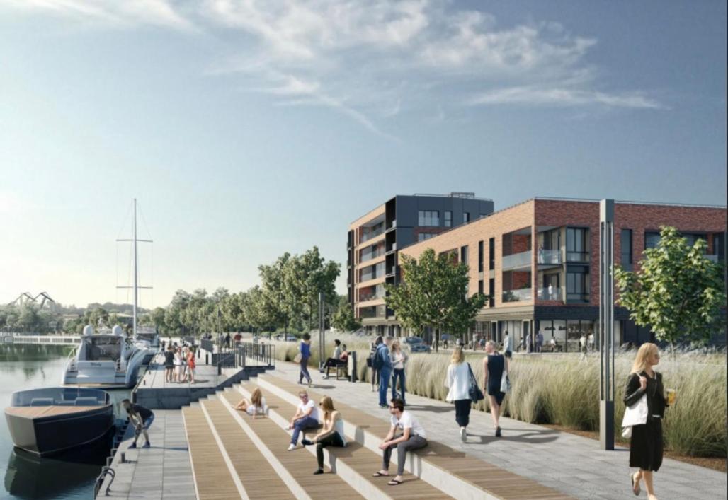 Apartament Gdansk Premium Lux Nadmotlawie Eksteriør bilde