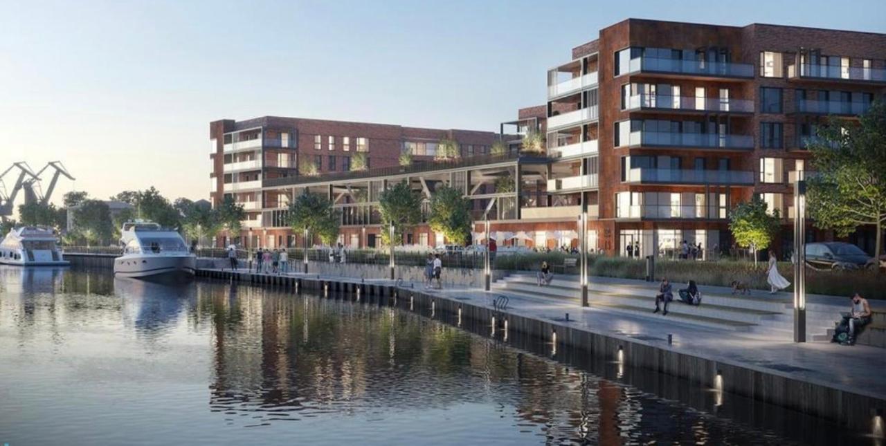 Apartament Gdansk Premium Lux Nadmotlawie Eksteriør bilde